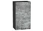 Шкаф верхний с 1-ой дверцей Флэт Temple Stone 2S/Graphite 716*400*318