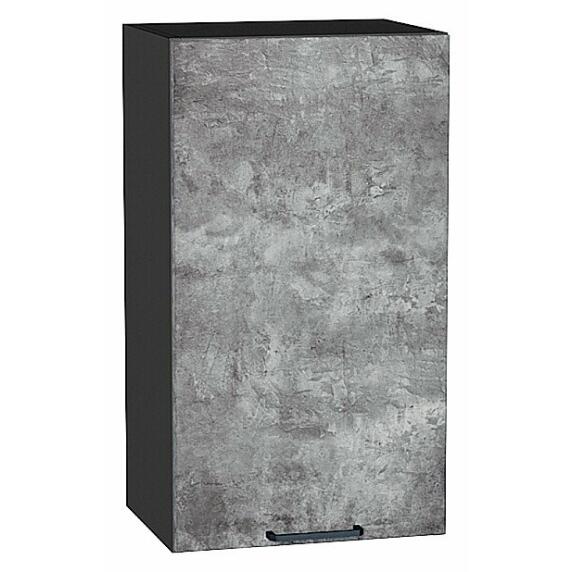 Шкаф верхний с 1-ой дверцей Флэт Temple Stone 2S/Graphite 716*400*318