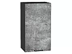 Шкаф верхний с 1-ой дверцей Флэт Temple Stone 2S/Graphite 716*400*318