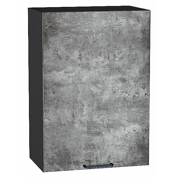 Шкаф верхний с 1-ой дверцей Флэт Temple Stone 2S/Graphite 716*450*318