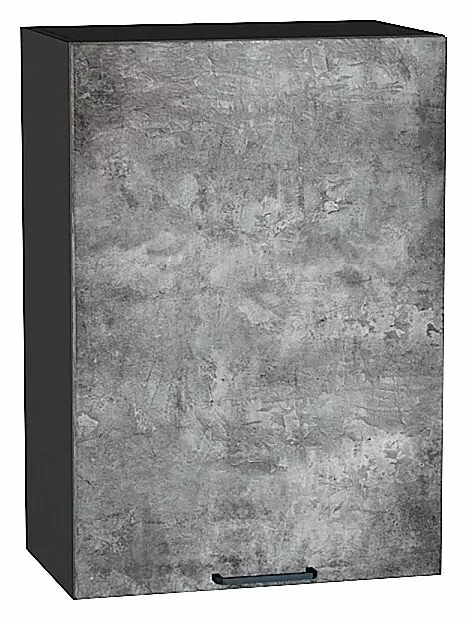 Шкаф верхний с 1-ой дверцей Флэт Temple Stone 2S/Graphite 716*450*318
