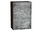 Шкаф верхний с 1-ой дверцей Флэт Temple Stone 2S/Graphite 716*500*318