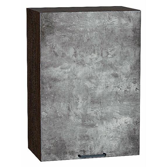 Шкаф верхний с 1-ой дверцей Флэт Temple Stone 2S/Graphite 716*500*318