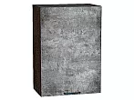 Шкаф верхний с 1-ой дверцей Флэт Temple Stone 2S/Graphite 716*500*318