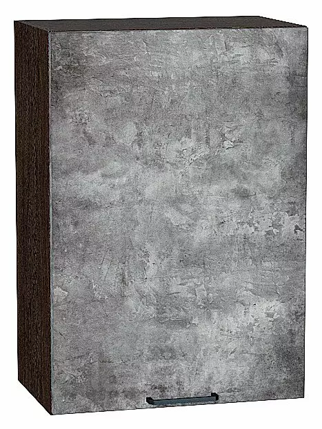 Шкаф верхний с 1-ой дверцей Флэт Temple Stone 2S/Graphite 716*500*318