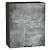 Шкаф верхний с 1-ой дверцей Флэт Temple Stone 2S/Graphite 716*600*318