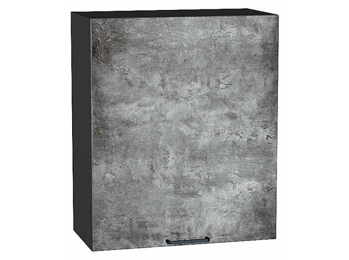 Шкаф верхний с 1-ой дверцей Флэт Temple Stone 2S/Graphite 716*600*318
