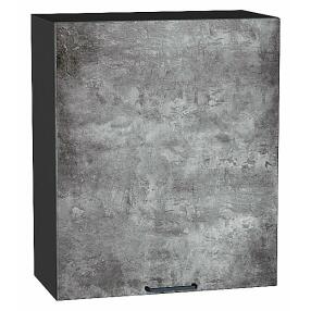Шкаф верхний с 1-ой дверцей Флэт Temple Stone 2S/Graphite 716*600*318