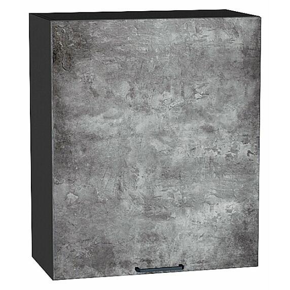 Шкаф верхний с 1-ой дверцей Флэт Temple Stone 2S/Graphite 716*600*318