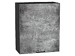 Шкаф верхний с 1-ой дверцей Флэт Temple Stone 2S/Graphite 716*600*318