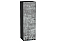 Шкаф верхний с 1-ой дверцей Флэт Temple Stone 2S/Graphite 920*300*318