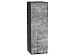 Шкаф верхний с 1-ой дверцей Флэт Temple Stone 2S/Graphite 920*300*318