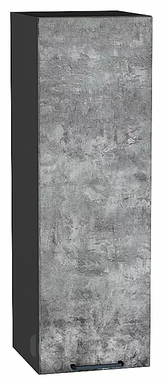 Шкаф верхний с 1-ой дверцей Флэт Temple Stone 2S/Graphite 920*300*318