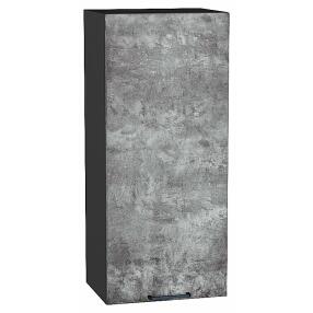 Шкаф верхний с 1-ой дверцей Флэт Temple Stone 2S/Graphite 920*400*318