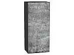 Шкаф верхний с 1-ой дверцей Флэт Temple Stone 2S/Graphite 920*400*318