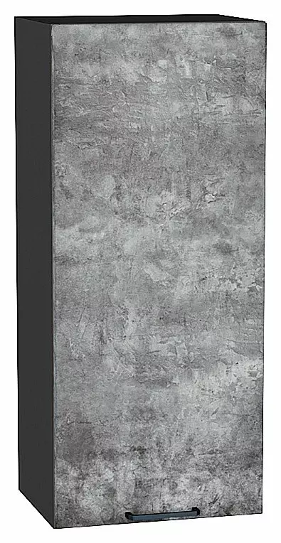 Шкаф верхний с 1-ой дверцей Флэт Temple Stone 2S/Graphite 920*400*318