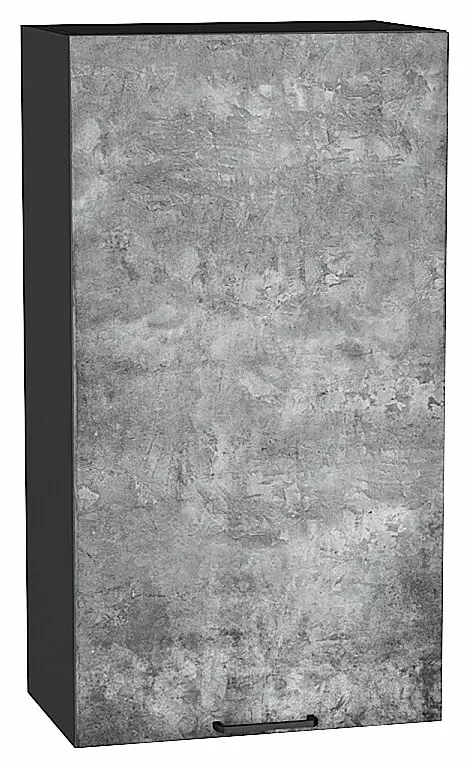 Шкаф верхний с 1-ой дверцей Флэт Temple Stone 2S/Graphite 920*500*318