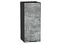 Шкаф верхний с 1-ой дверцей Флэт Temple Stone 2S/Graphite 716*300*318
