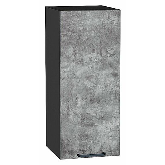 Шкаф верхний с 1-ой дверцей Флэт Temple Stone 2S/Graphite 716*300*318