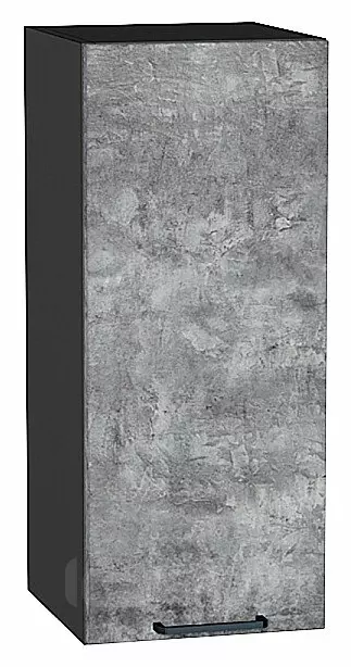 Шкаф верхний с 1-ой дверцей Флэт Temple Stone 2S/Graphite 716*300*318