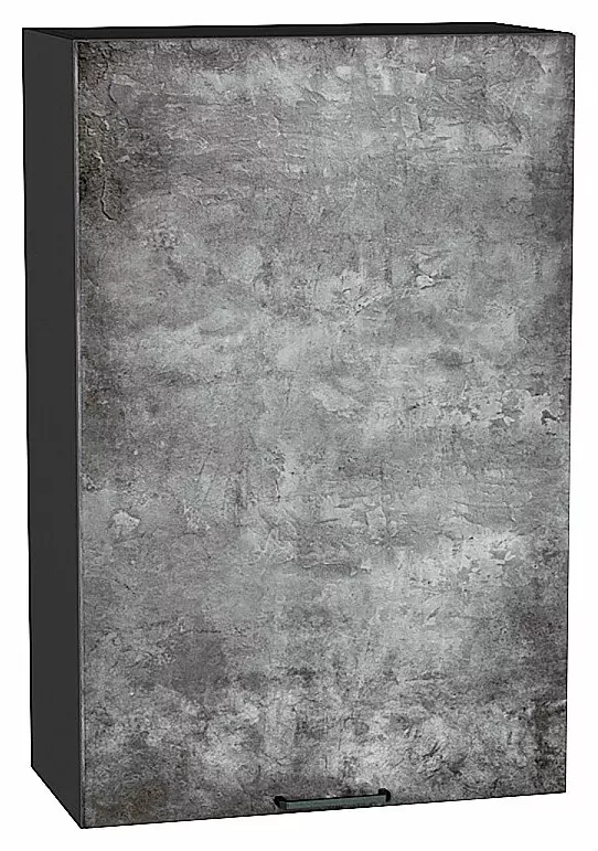Шкаф верхний с 1-ой дверцей Флэт Temple Stone 2S/Graphite 920*600*318