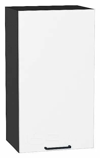 Шкаф верхний с 1-ой дверцей Флэт White In 2S/Graphite 716*400*318