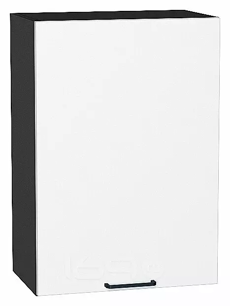 Шкаф верхний с 1-ой дверцей Флэт White In 2S/Graphite 716*500*318