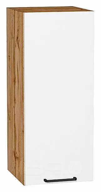 Шкаф верхний с 1-ой дверцей Флэт White In 2S/Дуб Вотан 716*300*318