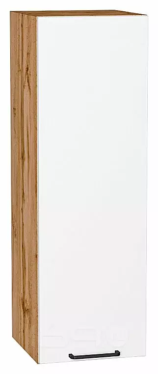 Шкаф верхний с 1-ой дверцей Флэт White In 2S/Дуб Вотан 920*300*318
