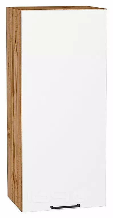 Шкаф верхний с 1-ой дверцей Флэт White In 2S/Дуб Вотан 920*400*318