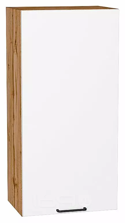 Шкаф верхний с 1-ой дверцей Флэт White In 2S/Дуб Вотан 920*450*318
