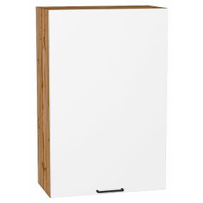 Шкаф верхний с 1-ой дверцей Флэт White In 2S/Дуб Вотан 920*600*318