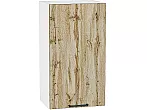 Шкаф верхний с 1-ой дверцей Флэт Wotan Oak 2S/Белый 716*400*318