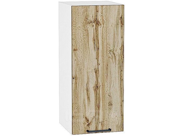 Шкаф верхний с 1-ой дверцей Флэт Wotan Oak 2S/Белый 716*300*318