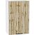 Шкаф верхний с 1-ой дверцей Флэт Wotan Oak 2S/Белый 716*450*318