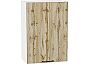Шкаф верхний с 1-ой дверцей Флэт Wotan Oak 2S/Белый 716*500*318