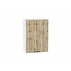 Шкаф верхний с 1-ой дверцей Флэт Wotan Oak 2S/Белый 716*500*318