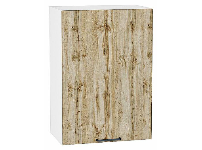 Шкаф верхний с 1-ой дверцей Флэт Wotan Oak 2S/Белый 716*500*318
