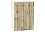 Шкаф верхний с 1-ой дверцей Флэт Wotan Oak 2S/Белый 716*500*318