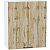 Шкаф верхний с 1-ой дверцей Флэт Wotan Oak 2S/Белый 716*600*318