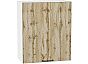 Шкаф верхний с 1-ой дверцей Флэт Wotan Oak 2S/Белый 716*600*318