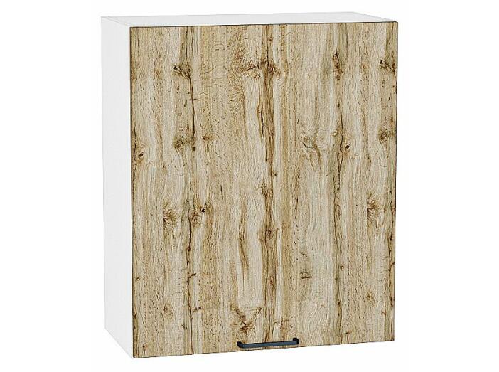 Шкаф верхний с 1-ой дверцей Флэт Wotan Oak 2S/Белый 716*600*318