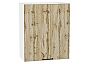 Шкаф верхний с 1-ой дверцей Флэт Wotan Oak 2S/Белый 716*600*318