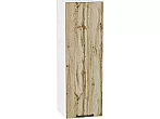 Шкаф верхний с 1-ой дверцей Флэт Wotan Oak 2S/Белый 920*300*318