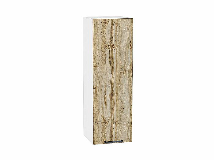 Шкаф верхний с 1-ой дверцей Флэт Wotan Oak 2S/Белый 920*300*318