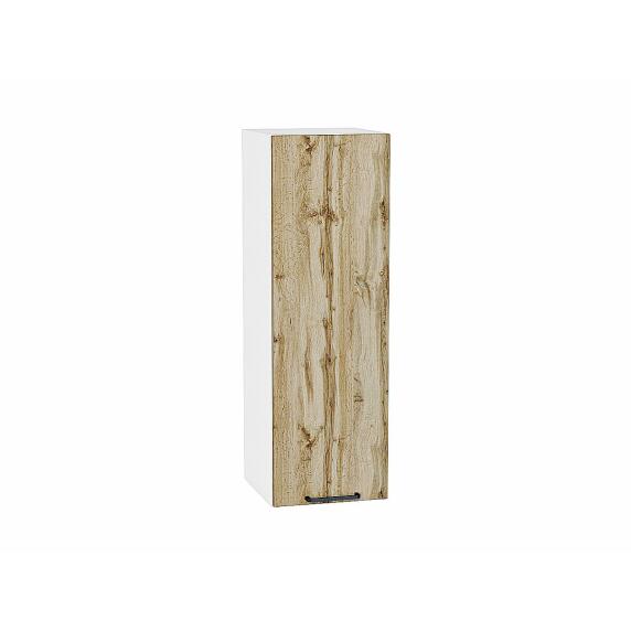 Шкаф верхний с 1-ой дверцей Флэт Wotan Oak 2S/Белый 920*300*318
