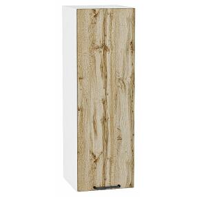 Шкаф верхний с 1-ой дверцей Флэт Wotan Oak 2S/Белый 920*300*318