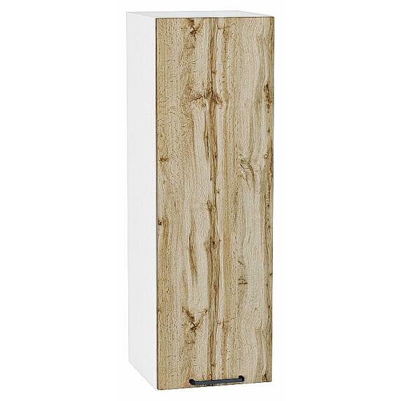 Шкаф верхний с 1-ой дверцей Флэт Wotan Oak 2S/Белый 920*300*318