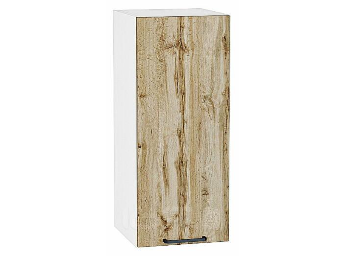 Шкаф верхний с 1-ой дверцей Флэт Wotan Oak 2S/Белый 716*300*318