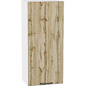 Шкаф верхний с 1-ой дверцей Флэт Wotan Oak 2S/Белый 920*400*318